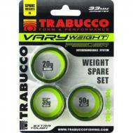 TRABUCCO Vary Weight Distance Cage Feeder Weight Sets 20-35-50g feeder kosár súly szett