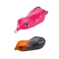 Tiemco VAJRA FROG FRG-60 6cm 19 Orange Head/Smoke Glitter