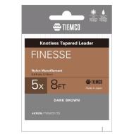 Tiemco VÉKONYODÓ ELŐKE FINESSE TAPERED LEADER 8ft 5X