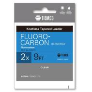Tiemco VÉKONYODÓ ELŐKE FLUOROCARBON HI-ENERGY LEADER 9ft 5X