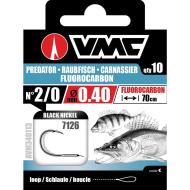 VMC Predator fluorocarbonra felkötött süllőző horog 1-es 70cm/0,35