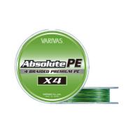 Varivas ABSOLUTE PREMIUM PE X4 150m #0.3 0.085mm 7lb Marking Green
