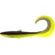 Westin BullTeez Curltail 10cm 6g Black/Chartreuse  2pcs