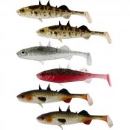 Westin Stanley the Stickleback Shadtail 7,5cm 4g Clear Water Mix 6pcs