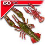 YUM NED Craw-Soft - Green Pumpkin Red - 6cm/7db