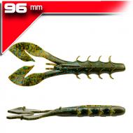 YUM Spine Craw 9,6cm/8db Green Pumpkin Blue Flake