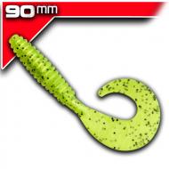 YUM Swim’N Grub - Pearl Chartreuse Black Flake 9cm/8db