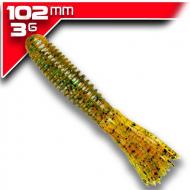 YUM Vibra King Tube - Pumpkin Pepper Green Flake 10cm/8db aromásított gumicsali