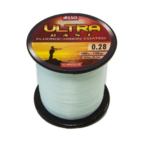 Ultra Cast 0,22mm/1000m fluorocarbon fehér