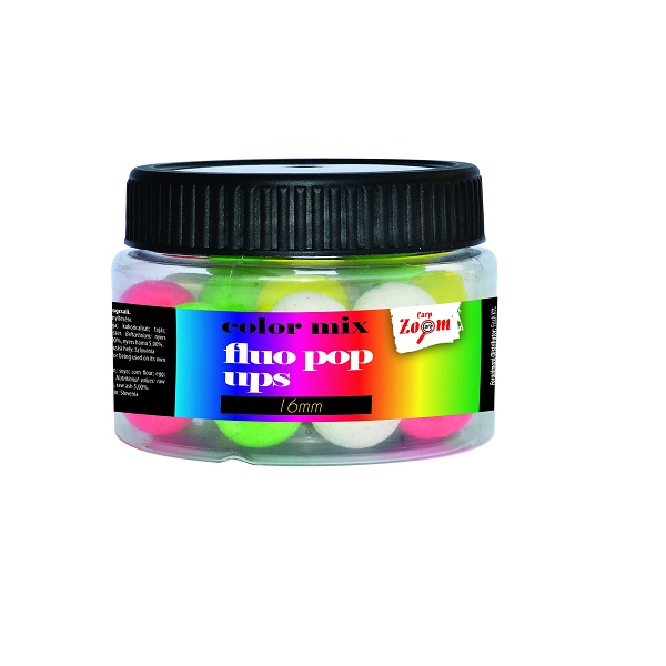 Fluo Pop Ups - lebegő bojli pop-up / 12mm színes