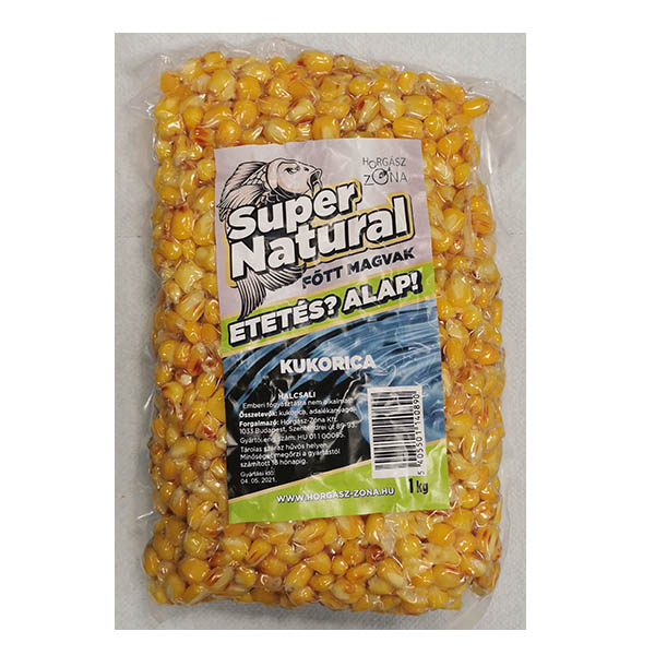 Super Natural főtt kukorica - natúr (1kg)