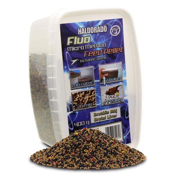 Fluo Micro Method Feed Pellet - Brutális Máj 400g
