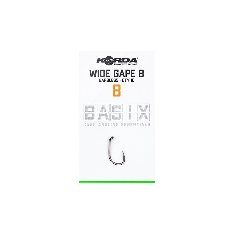 BASIX Wide Gape 8-as szakállnélküli bojlis horog