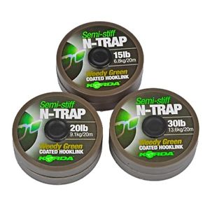 N-Trap Semi Stiff 15lb Weedy Green bevonatos horogelőke