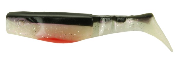 Vantage gumihal -  10cm / szürke-fekete