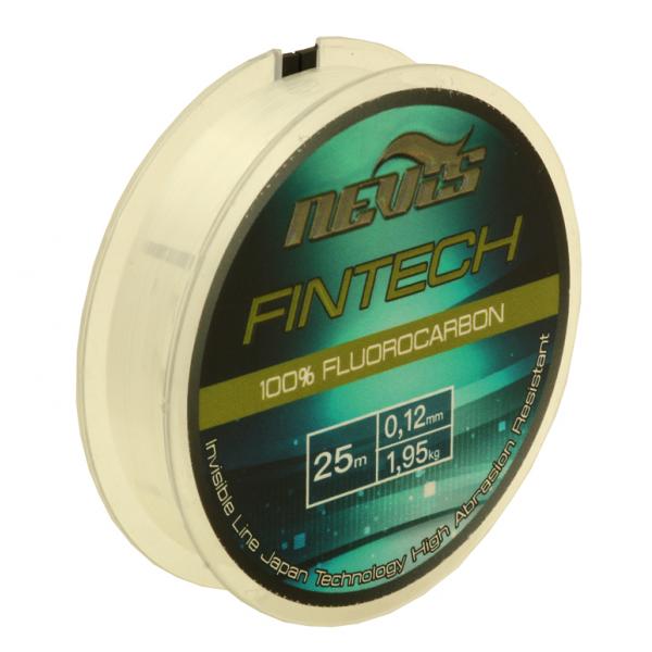 Fintech - 25m 0,14mm fluorocarbon előke