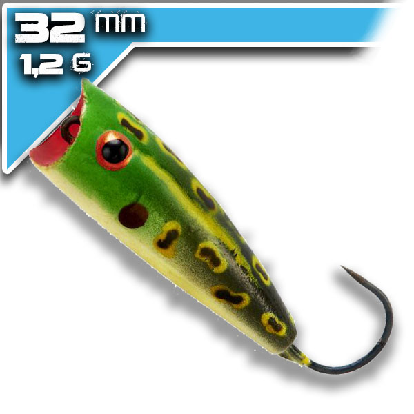 Micro pop-R 3,23cm/1,24g Bullfrog