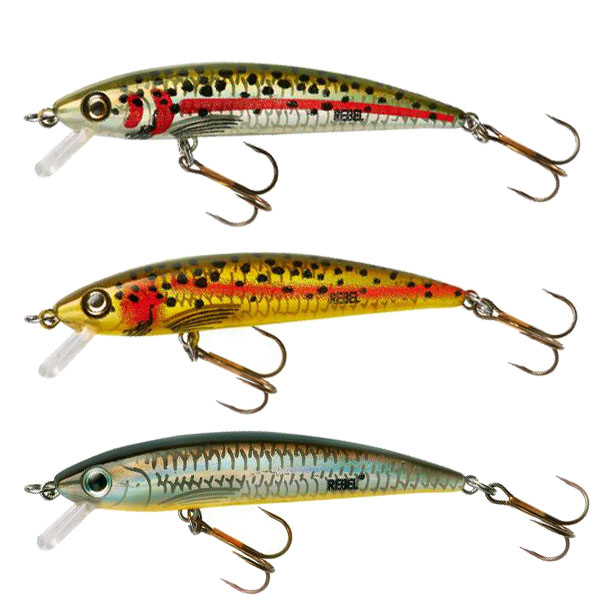 REBEL Tracdown Ghost Minnow Pack Felszínközeli wobblerek