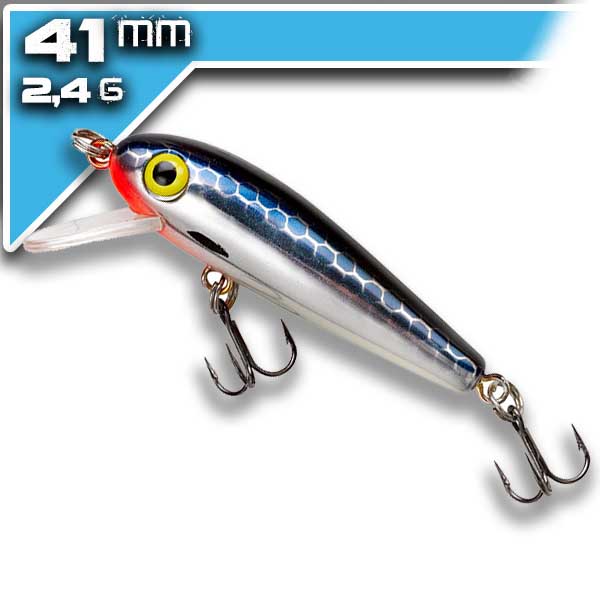 Leurre Rebel Tracdown Ghost Minnow 2 1/2" – Couleur Brown Trout, Neuf