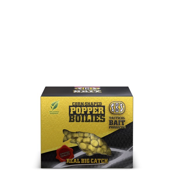 Corn Shaped Popper Boilies - Tintahal-polip 8-10mm