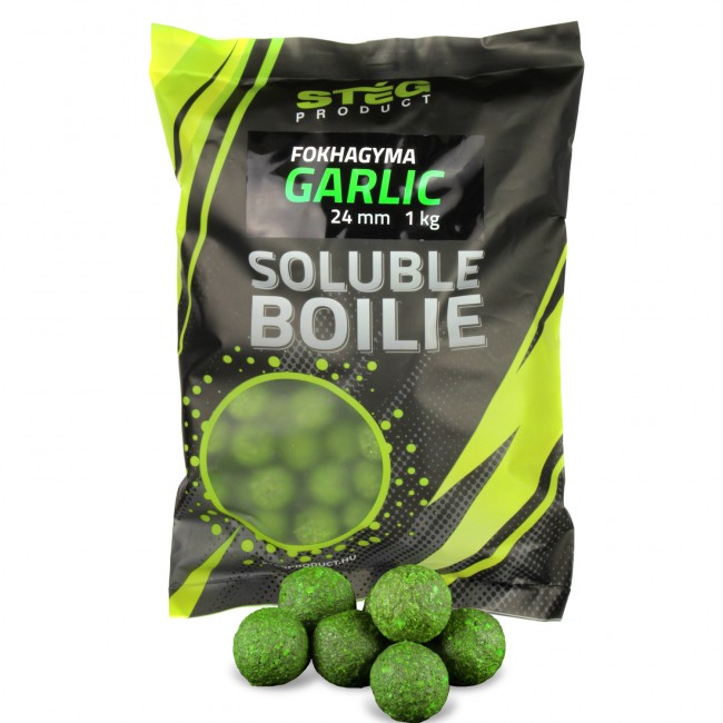 Etető oldódó bojli - Fokhagyma (1kg)
