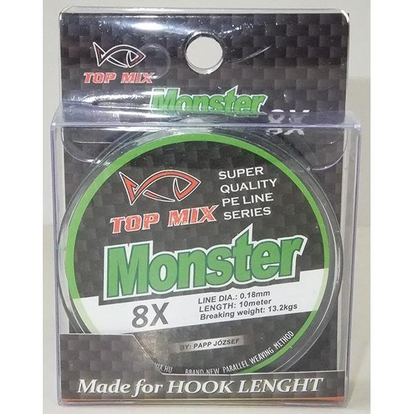 X8 Monster előkezsinór - 0,18mm/10m